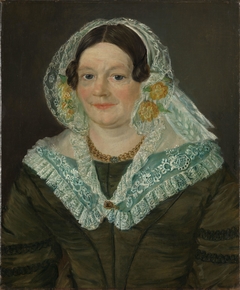 Portrait of Ellen Sophie Richter, b. Bernhoft by Mathias Stoltenberg