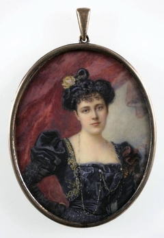 Portrait of Mrs. Walter Rathbone Bacon, (Virginia Purdy Barker, 1862-1919) by Carl A Weidner