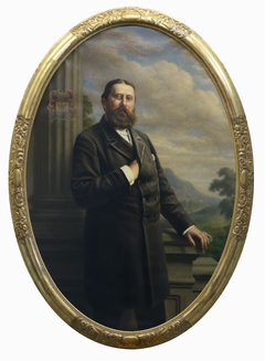 Portrait of René Moretus by Narcisse Alexis Joseph Léopold Baudin