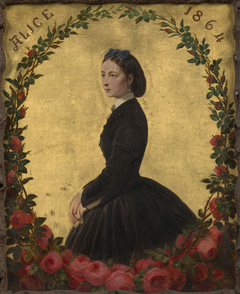 Portrait of the artist by Princess Alice of the United Kingdom