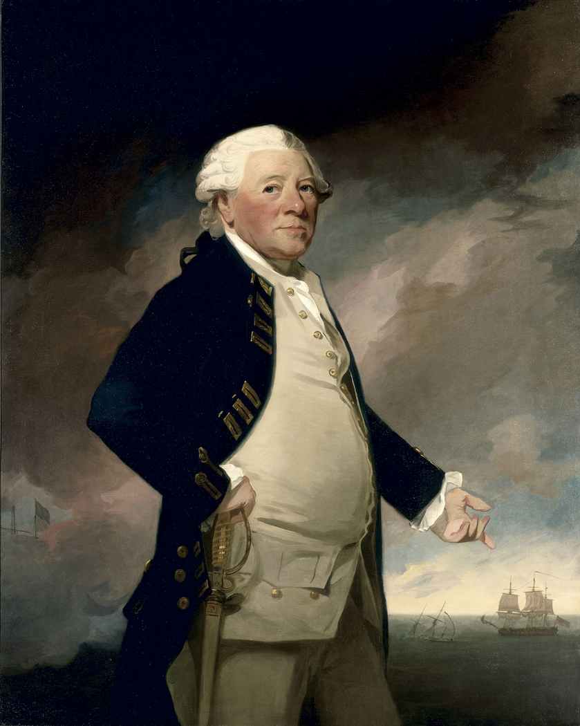 Portrait of Vice-Admiral Sir Hyde Parker, 5th Baronet (1714-1782)