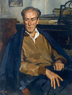 Portrait of Yevgeny Mravinsky by Lev Russov