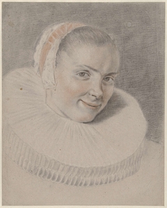 Portret van Beatrix van der Laen by Pieter Louw