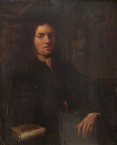 Portret van een man, waarschijnlijk Frederik van Leenhof (1647-1713) by Simon van der Does