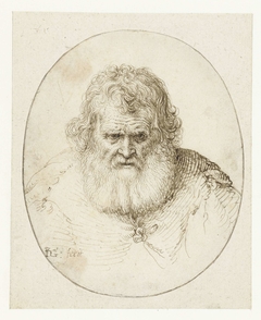 Portret van een oude man by Jacob de Gheyn II