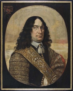 Portret van Jacobus de Laignier, luitenant-kolonel van de Friese troepen by anonymous painter