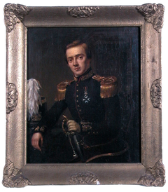 Portret van officier. by anonymous painter