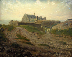 Priory at Vauville, Normandy by Jean-François Millet