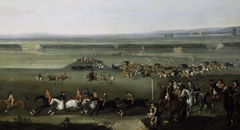 Racing Scene at Newmarket by John Wootton