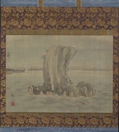 Rocky Island: Tanokuchi in Bizen Province by Utagawa Hiroshige