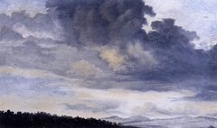 Rome: Study of Clouds by Pierre-Henri de Valenciennes