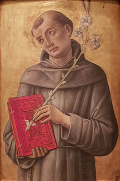 Saint Antoine de Padoue by Antonio Vivarini