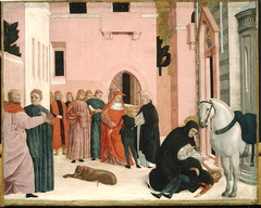 Saint Dominic Resuscitating Napoleone Orsini by Bartolomeo degli Erri