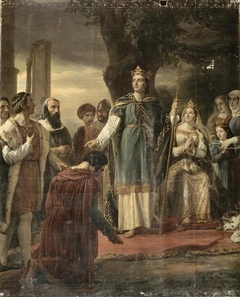 Saint Louis rendant la justice sous le chêne de Vincennes, 1260