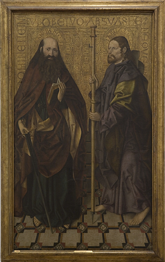 Saints Paul and James the Great (St James of Compostela) by Master of San Ildefonso