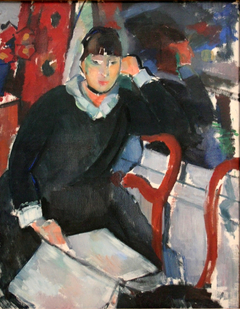Seated Woman at the Window (or Portrait of Nel Deurinckx, the Artist’s Wife) by Rik Wouters