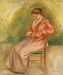 Seated Woman by Auguste Renoir