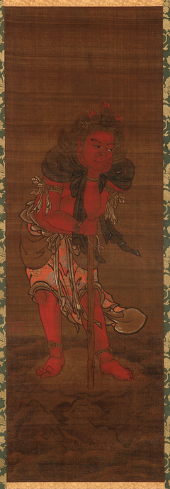 Seitaka-doji, attendant to the Buddhist Deity, Fudo Myo-o