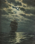 Ship in the Moonlight