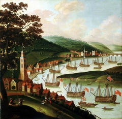 Ships Laid Up in the Medway by Netherlandish School