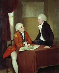 Sir Ralph Abercromby (?) and Companion by John Downman
