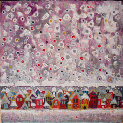 Snowfall Over The City by Oana Bolog-Bleich
