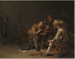 Soldiers in a Guardroom by Pieter Symonsz Potter