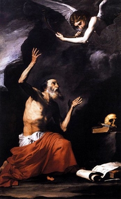 St. Jerome and the Angel of Judgment by Jusepe de Ribera