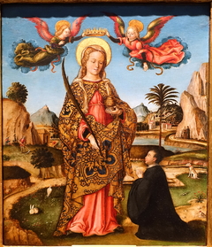 St. Lucy and Kneeling Donor by Lazzaro Bastiani