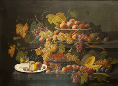 Still Life with Fruit by Severin Roesen