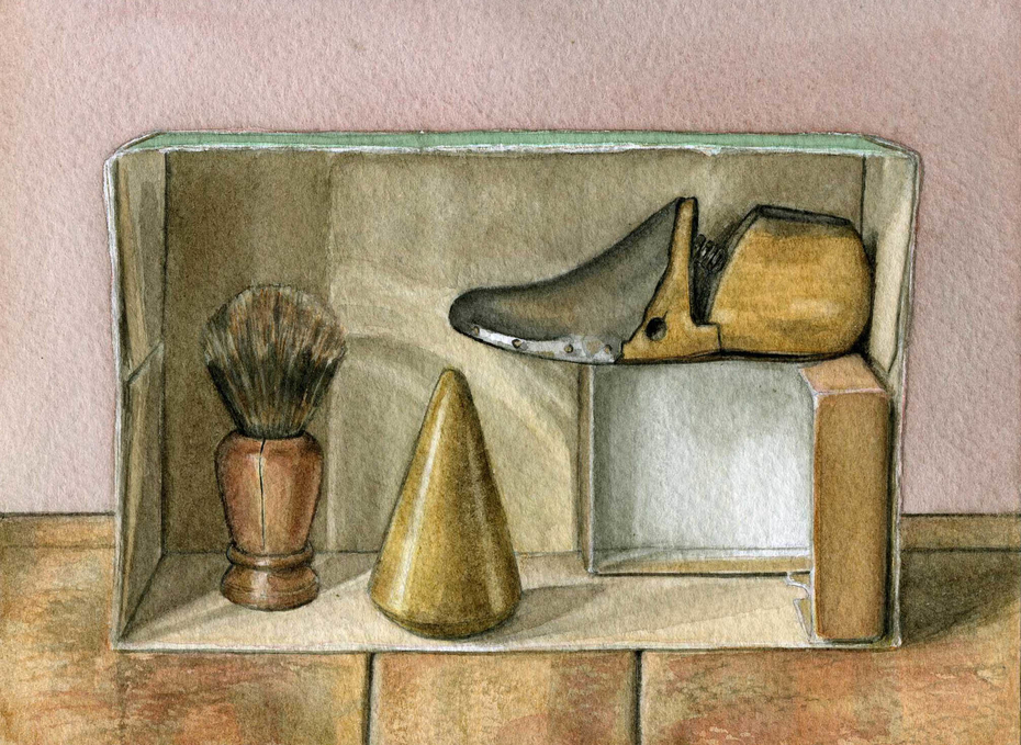 Still Life With Wooden Objects