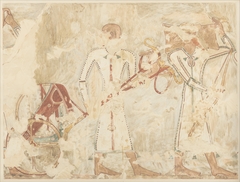 Syrians Bringing an Ingot and a Chariot, tomb of Rekhmire by Nina M Davies