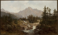 Tatra Mountain landscape by Franciszek Wastkowski
