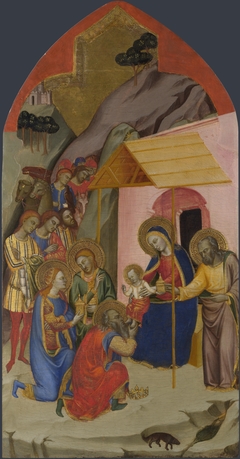 The Adoration of the Kings by Jacopo di Cione