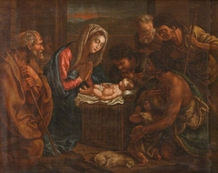 The Adoration of the Shepherds (after Reni) by Anonymous