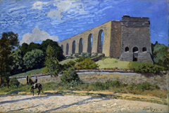 The Aqueduct at Marly by Alfred Sisley