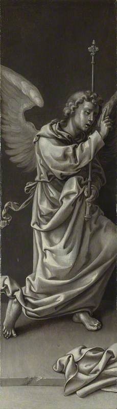 The Archangel Gabriel: Reverse of Left Hand Shutter by Pieter Coecke van Aelst