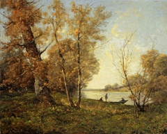 The Banks of the Loire by Henri Harpignies