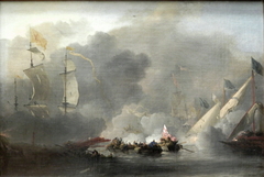 The Battle of Solebay, 7 June 1672 by Willem van de Velde the Younger