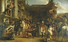 The Entrance of George IV at Holyroodhouse by David Wilkie