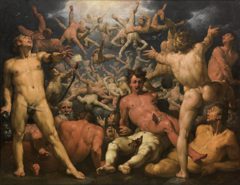 The Fall of the Titans by Cornelis Cornelisz. van Haarlem