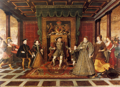 The Family of Henry VIII: An Allegory of the Tudor Succession by Lucas de Heere