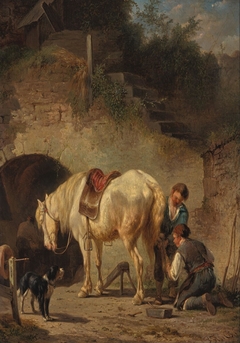 The Farrier by Pieter Frederik van Os