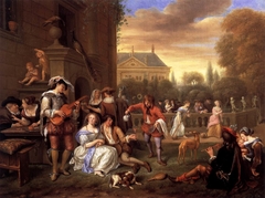The Garden Party by Jan Steen