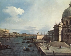 The Grand Canal at the Salute Church by Canaletto