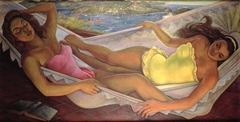The Hammock by Diego Rivera