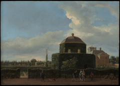 The Huis ten Bosch at The Hague and Its Formal Garden (View from the East) by Jan van der Heyden