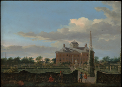 The Huis ten Bosch at The Hague and Its Formal Garden (View from the South) by Jan van der Heyden