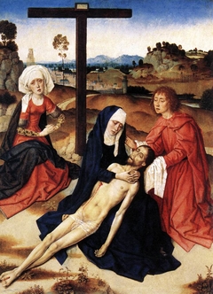 The Lamentation over the dead Christ