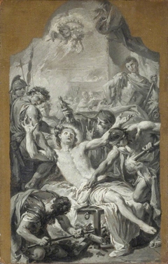 The Martyrdom of Saint Lawrence by Giambattista Pittoni